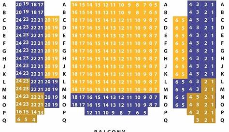 orchestra hall seating chart