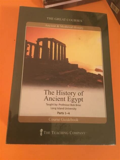 Great Courses History Of Ancient Egypt Dvd New And Sealed Guidebook Ebay