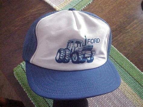 Vintage Ford Tw 30 Tractor Snapback Hat Usa Farmer Trucker Hat Old