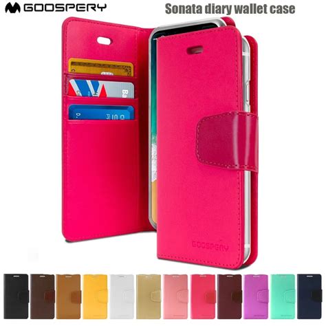 Genuine Mercury Goospery Sonata Diary Tpu Leather Wallet Flip Case