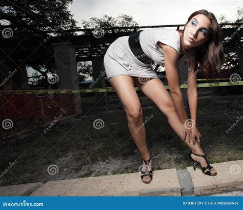 Woman Bending Over Backwards Stock Image Cartoondealer Com
