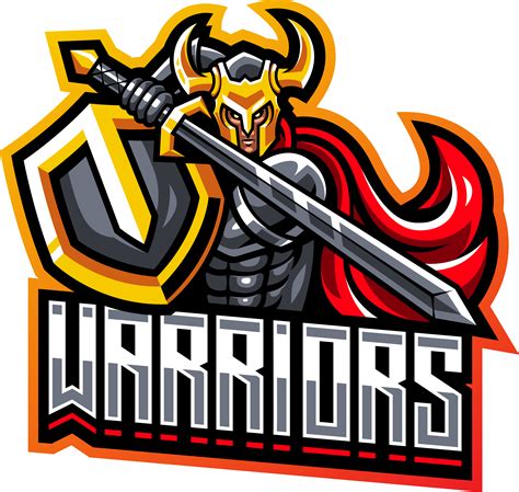 Warriors Esport Mascot Logo By Visink Thehungryjpeg