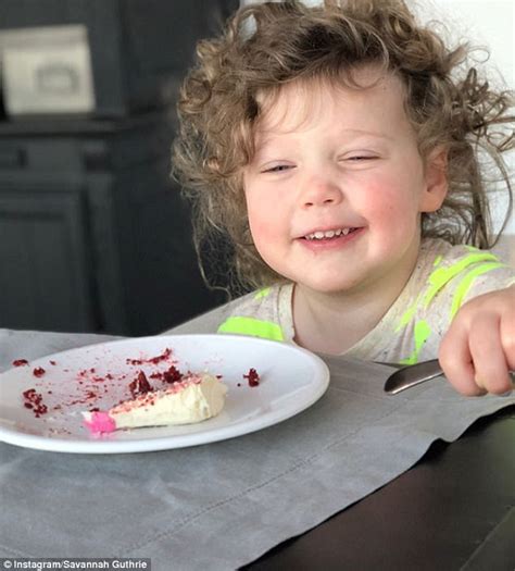 Savannah Guthrie Shares Birthday Cake With Daughter Vale Daily Mail