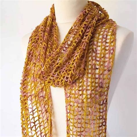 13 lacy crochet scarf patterns easy crochet patterns