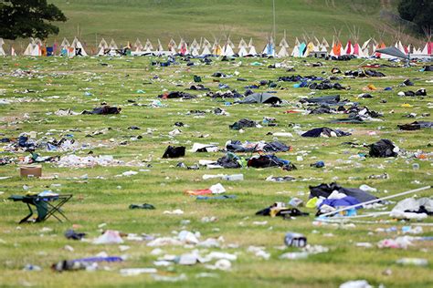 Glastonbury Clean Up Operation In Pictures Music The Guardian