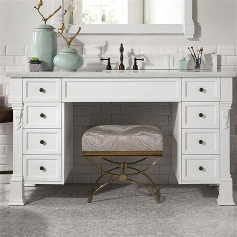 24 inch bathroom vanity with sink. Bedrock 60" Makeup Table Vanity | Bathroom vanities ...