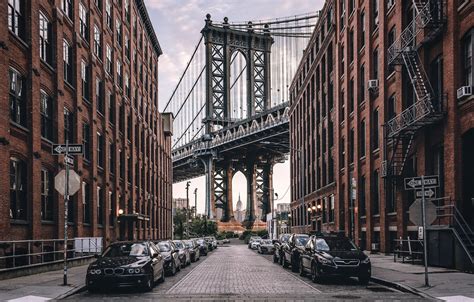 Wallpaper United States New York Manhattan Bridge Dumbo Images For
