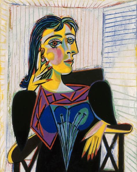 Portrait Of Dora Maar Pablo Picasso 1937 Pablo Picasso Art