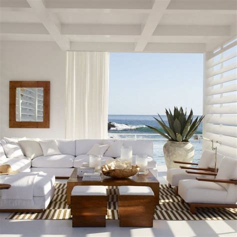 Coastal Contemporary Living Room New Modern Coastal Decor Coastal