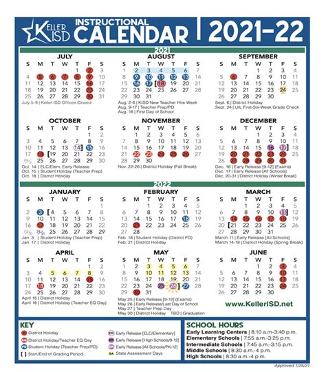 Calendar 2021 2022 Kisd Instructional Calendar