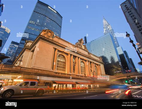 Grand Central Station Or Grand Central Terminal Met Life Building And