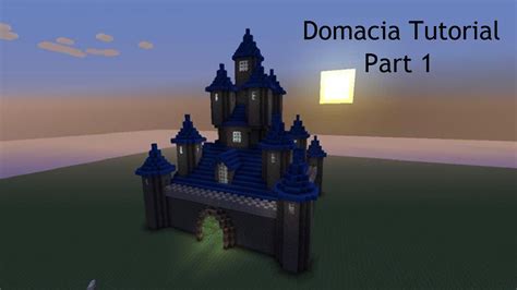 Minecraft Domacia Castle Tutorial Part 1 Xbox 360 Pc Youtube