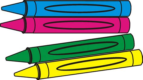 Crayons Clipart Black And White Free Clipart Images Clipartix