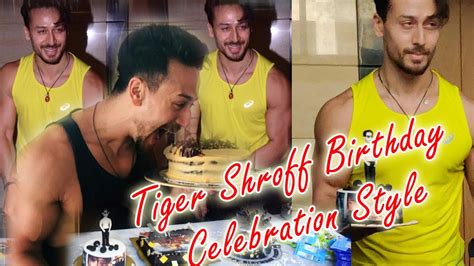 Tiger Shroff Birthday Celebration New Style Hd Video Youtube