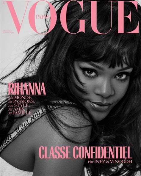 Rihanna Vogue Magazine Paris December 2017january 2018 • Celebmafia