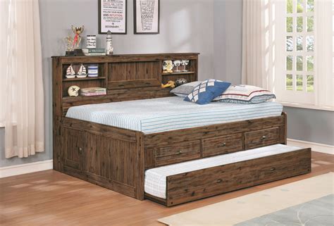 American Furniture Classics Model 4823 K3 Solid Acacia Hardwood Full