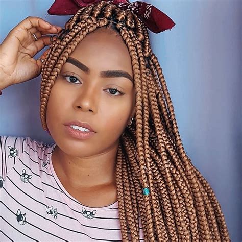 Jumbo Box Braids Are One Of The Finest Creations Of Braids Styles And B