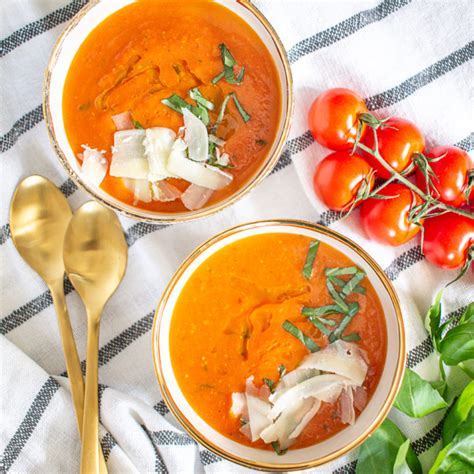 Herb Roasted Tomato Soup Vegan Gluten Free Tomato Soup