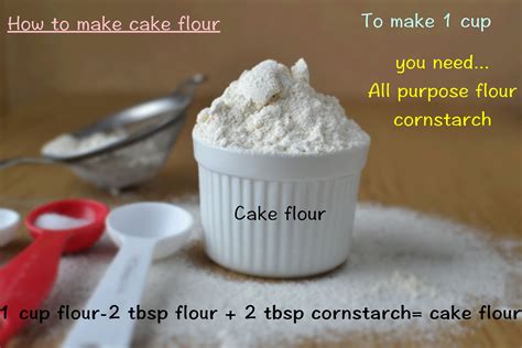 How To Make Cake Flour Cake Flour Corn Starch Ramekins Purpose Flour