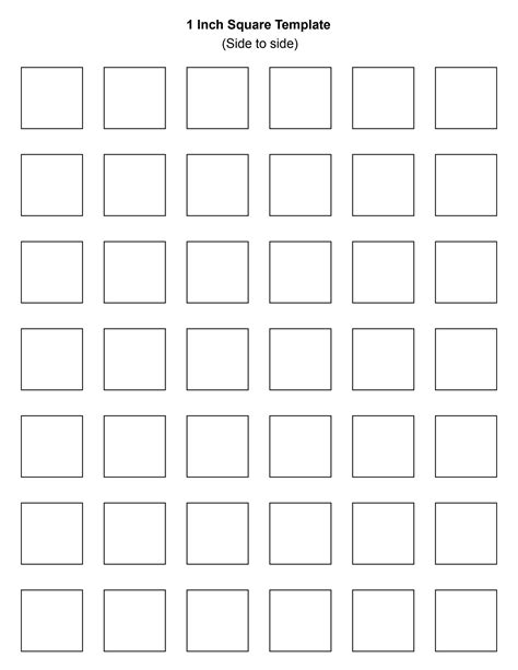 Printable Square Templates Printable Jd