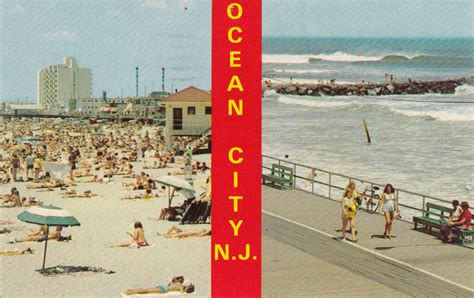 Ephemeral Whimsy Ocean City New Jersey Postcard Postmarked July 30