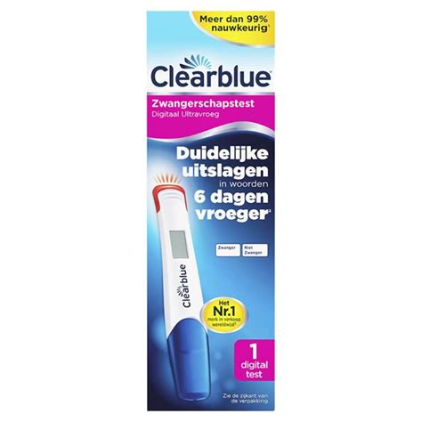 Buy Clearblue Ultra Early Detection Digital Pregnancy Test 1 Test