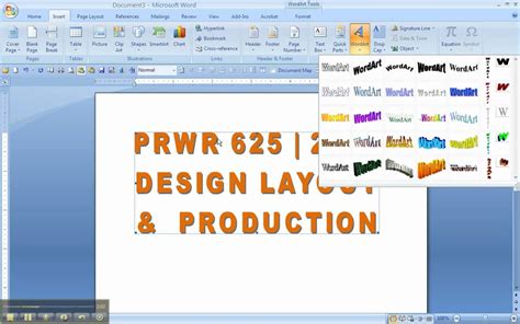 How To Add Word Art To A Picture In Microsoft Word 2007 Ffopcalgary