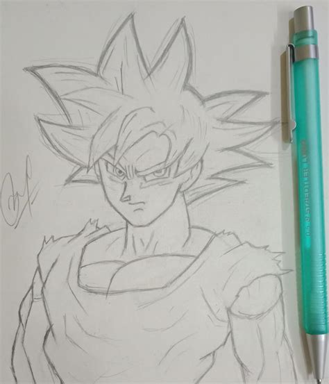 I Tried Drawing Goku Ui Criticism Highly Appreciated Dragonballsuper