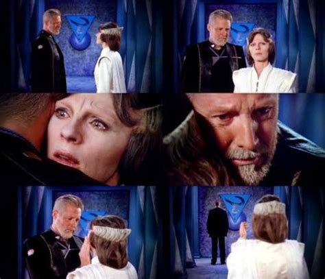 Delenn And Sheridan Say Good Bye For The Last Time Babylon 5 Sci Fi