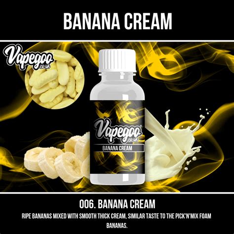 banana cream shortfill e liquid
