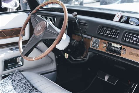 3840x2560 Car Dashboard Emblem Gear Shift Steering Wheel Vintage