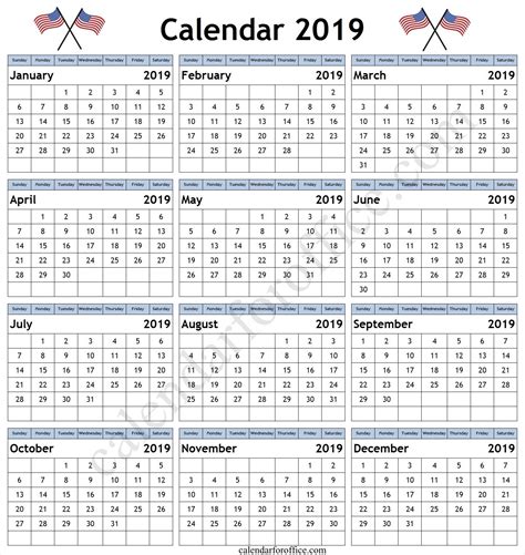 2019 Federal Holiday Calendar Usa Federal Holiday Calendar Calendar