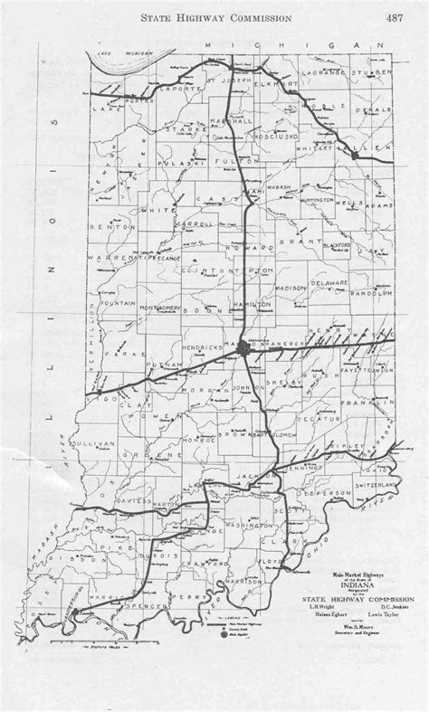 Detailed Indiana Road Map Road Map