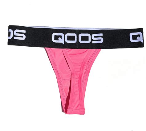 Iconic Qos Brand Queen Of Spades Neon Pink Thong Comfy Fit