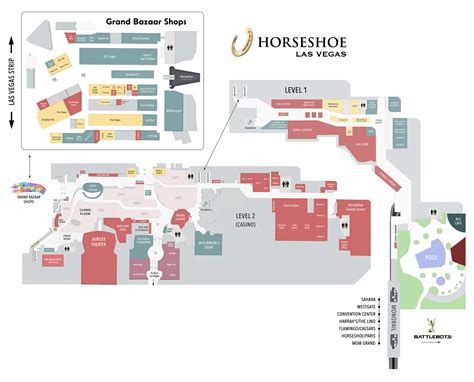 Las Vegas Hotel Map Layout