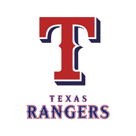 Texas Rangers Baseball Team Logo T Shirt By Jaron Kunze Pixels