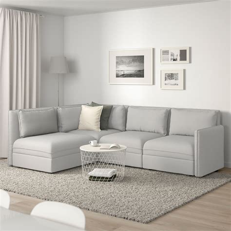 Vallentuna Modular Corner Sofa 3 Seat With Storageorrsta Light Gray