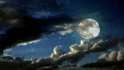 Full Moon And Black Clouds Hd Wallpaper Hd Latest Wallpapers