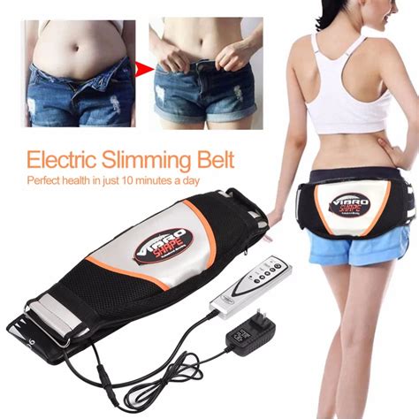 Electric Vibrating Massager Fat Burner Waist Belt Body Slimming Shaper