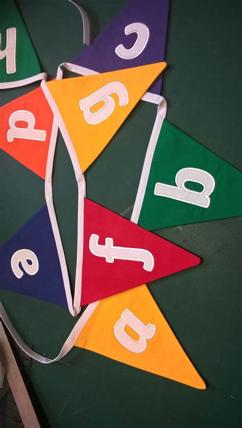 Classroom Lower Case Alphabet Bunting Ready To Hang In Bethan Thomass