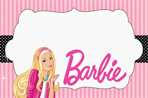 Barbie Birthday Invitation Card Free Printable Printable Templates