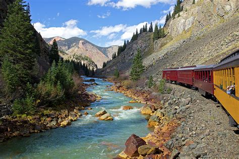 Train Ride Through Colorado Mountains Photograph By © Rozanne Hakala