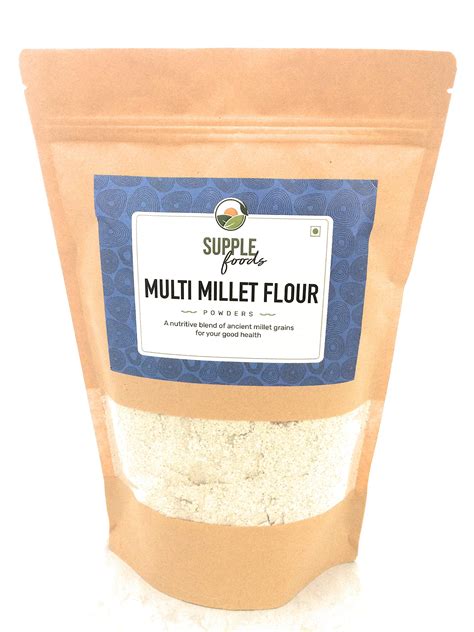 Buy Supple Foods Multi Millet Flour 900g Wheat Free Preservative Free Native Multigrain Atta