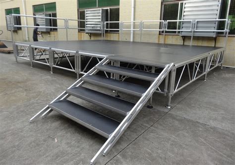 Aluminum Stage Platform With Stairs For Concert Event Collapsible Stage