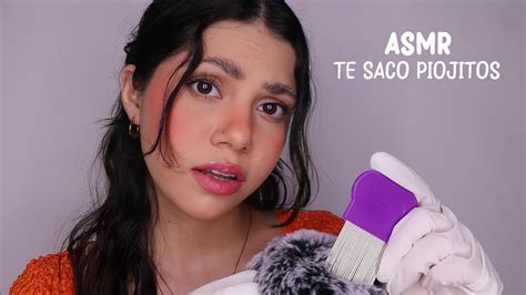 ASMR tu amiga te saca piojos bug searching and plucking Dámaris