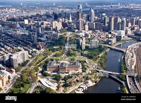 Aerial View Of Philadelphia Looking Southeast From Art Museum