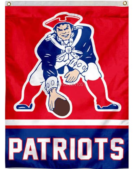 2 Color New England Patriots Throwback Team American Outdoor Indoor