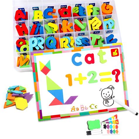Buy 204pcs Magnetic Letters And Numbers Set Abc Foam Alphabet Magnets