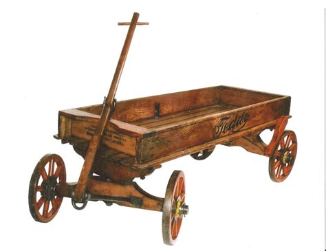 Thele toy van pull along wagon is a wonderful wooden toy. 1903 Teddy coaster wagon, White Wagon Works | Antique ...