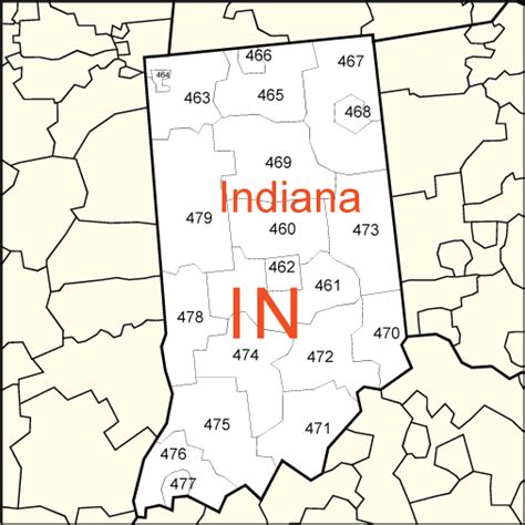 Map Of Indiana Zip Codes Map 2023